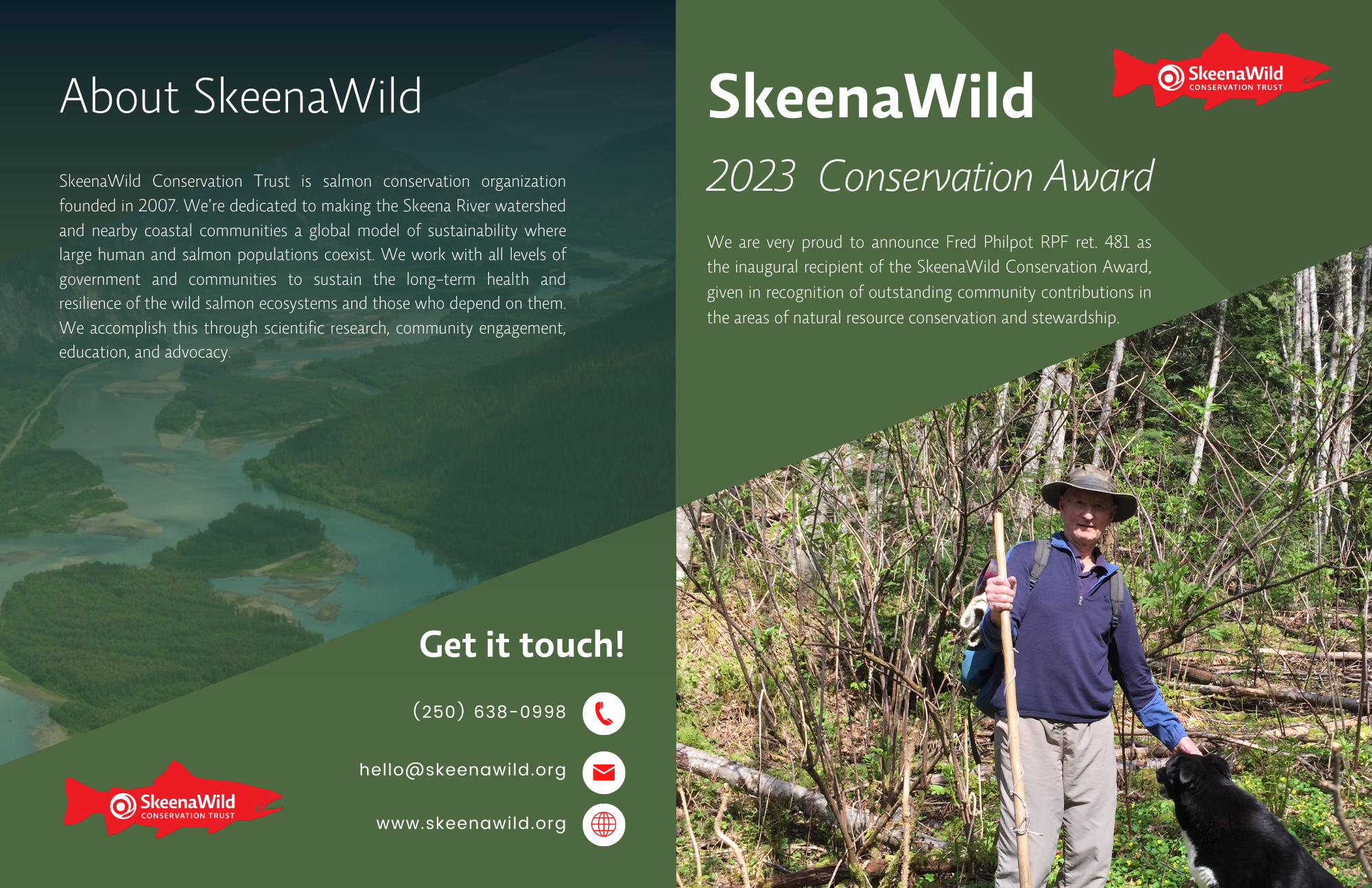 Local Forester Fred Philpot Awarded SkeenaWild’s Inaugural Conservation ...